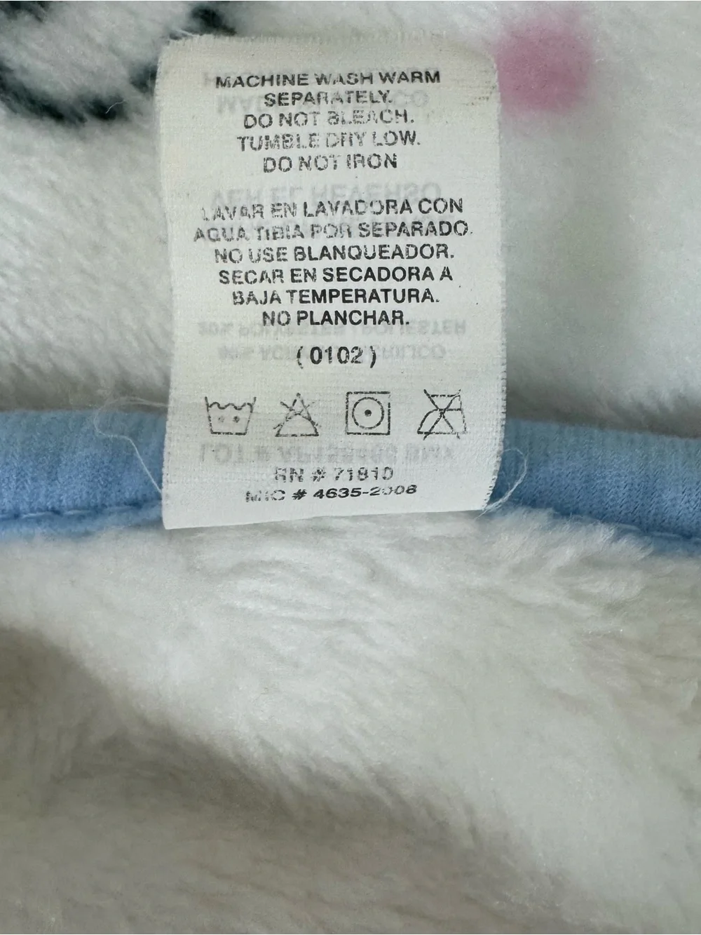 Vintage 2001 Baby Looney Tunes Bugs Bunny Balloon Plush Crib Blanket Y2K 42x30